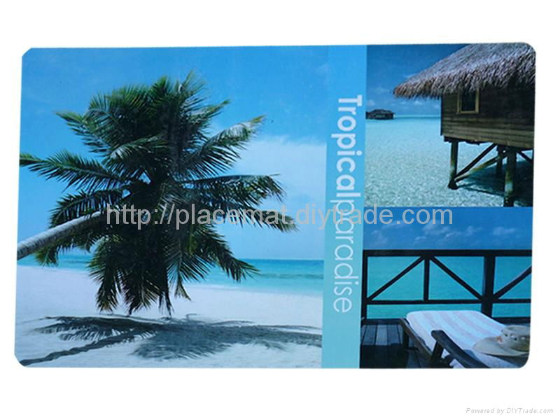 buy PP white plastic eco-friendly printing placemats  2