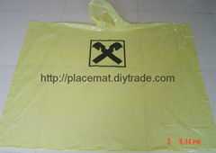 wholesale plastic one way rain poncho