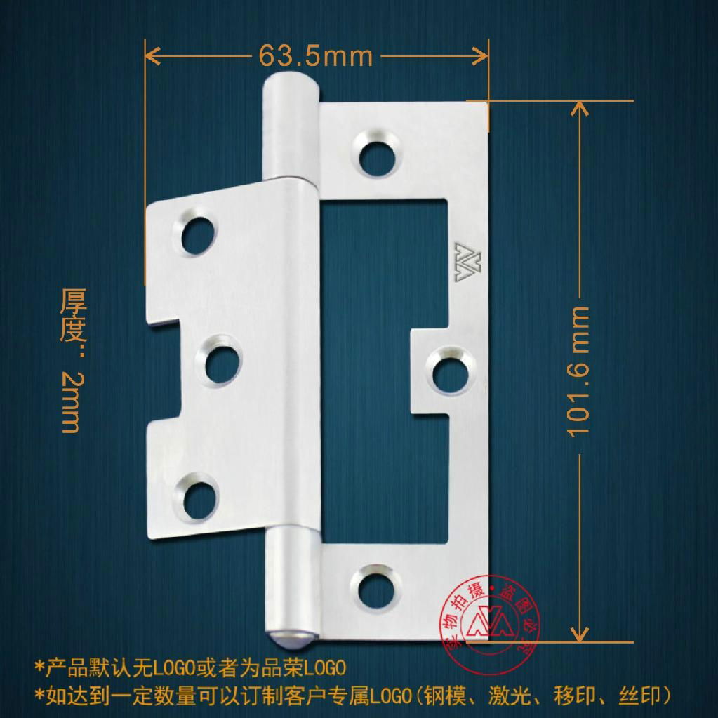 4*3*2.5 Butterfly 304 Stainless Steel Hinge 2