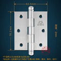 2.5*2*1.5 High-Grade Polished Door Hinge  2