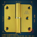 3*3*3.0 Brass Finish Aluminium Hinge 2