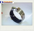 STAINLESS STEEL COUPLING, CAST IRON PIPE