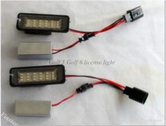 led license plate lamp for vw golf 5 golf 6  