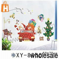 Christmas Gift design Decoration DIY Removable PVC Decals Wall Stickers