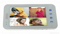 The 2.4G wireless 7 inch video intercom doorbell