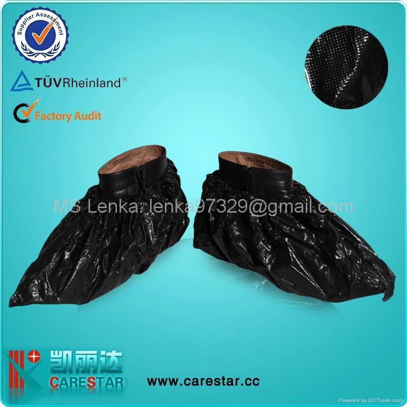 Disposable cpe shoe cover, overshoes 