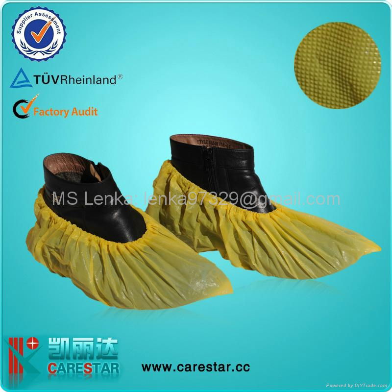 Disposable cpe shoe cover, overshoes  5