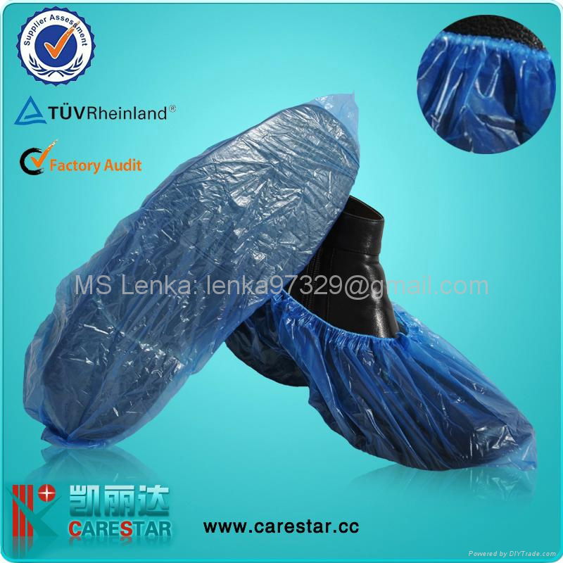 Disposable PE shoe cover, overshoes