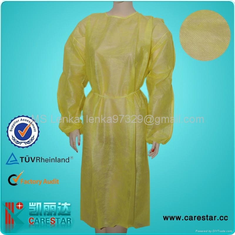 Disposable PP isolation gown