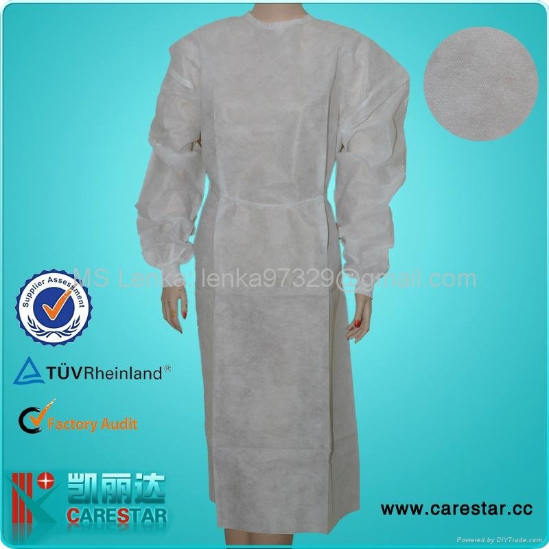 Disposable PP isolation gown 5