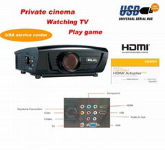 New arrival!!! 20000 hours 1280*768 resolution 2800 Lumens LCD LED projector