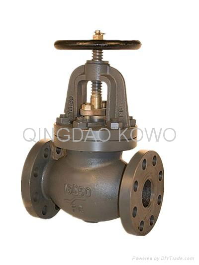 Marine Cast Iron Globe Valve JIS F7309 16K