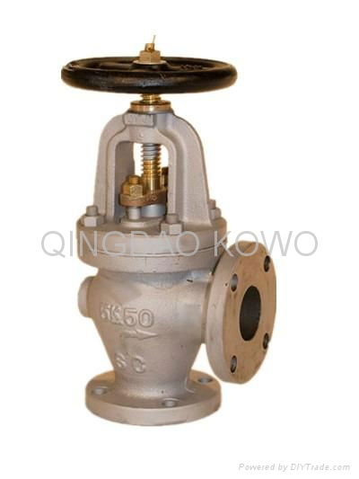 Marine Cast Steel Angle Valve JIS F7312 5K