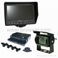 7inch visible parking sensor kit