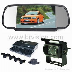 7inch visible parking sensor kit