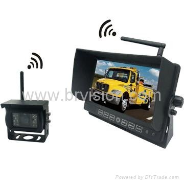 7" Wireless Rear View System For heavy duty vehicle  