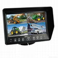 7" Waterproof LCD Monitor Built-in