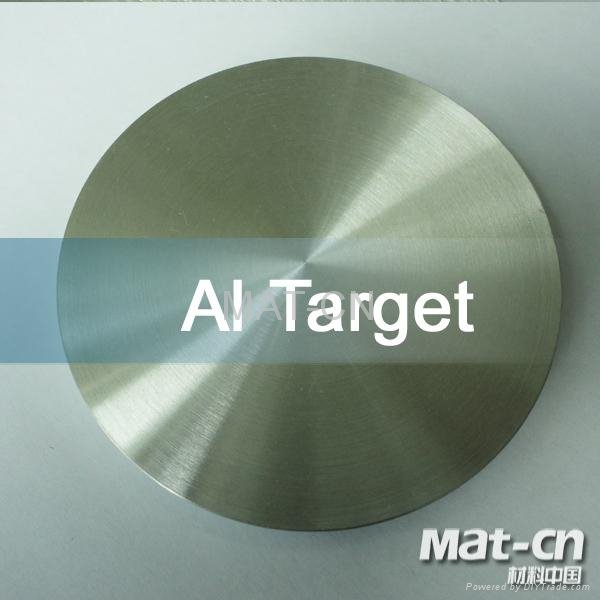 Hi-Purity aluminium target 99.999%  Aluminium Circle Plate 2