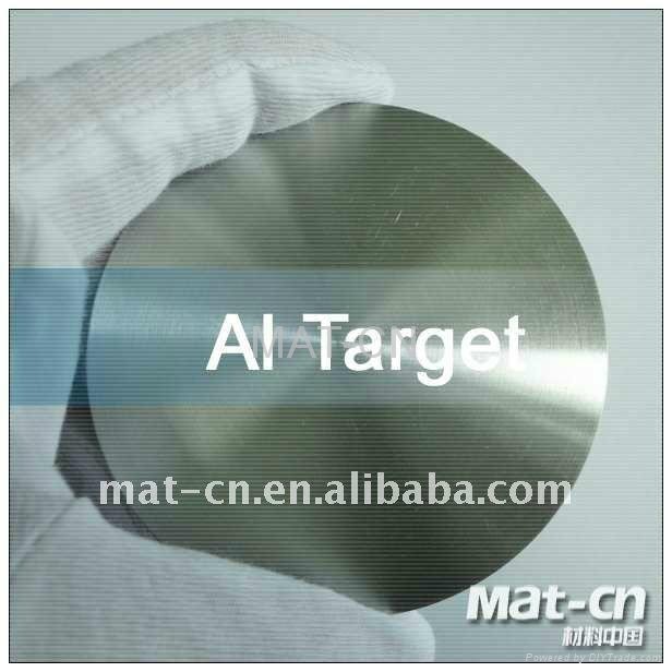 Hi-Purity aluminium target 99.999%  Aluminium Circle Plate 5