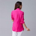 Latest Casual chiffon long-sleeved blouse for ladies 2