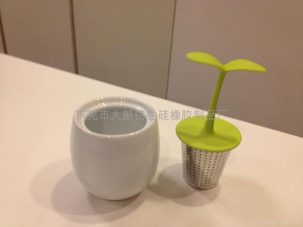 full silicone Mr tea infuser tea strainer 3