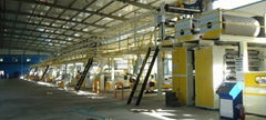 corrugated paperboard production line