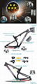 Wonderfull design bicycle toray carbon frames 2