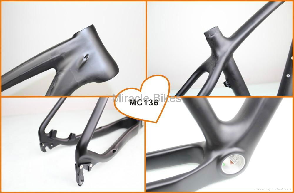 Hot sell 650b bike frame & newest design 27.5er carbon frame 3