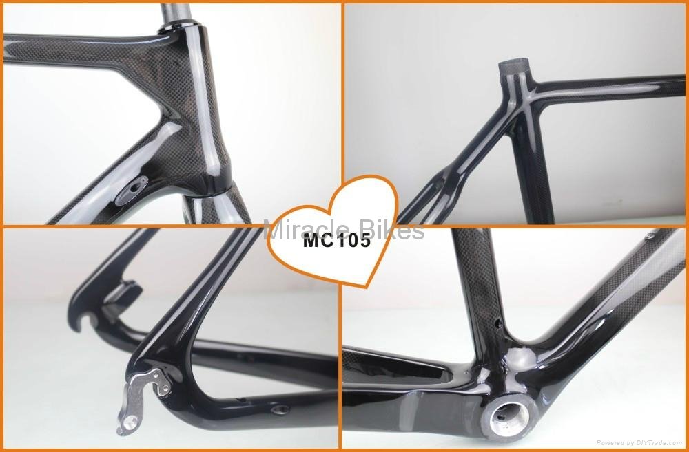 Wonderfull design cyclocross bike full carbon, carbon cyclocross frame customize 3