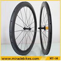 full carbon clincher wheel 56mm wheels