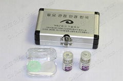 Invisible ink marked cards for IR contact lenses Fournier 2818