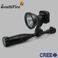 Rechargeable Cree 10W LED 125mm Gun Light 1