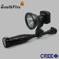 Rechargeable Cree 10W LED 125mm Gun