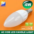 4W AC no driver LED candle light  1