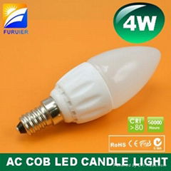 ceramic E14 no driver LED candle light 