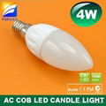 AC no driver with E14 COB LED candle