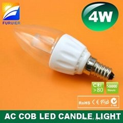 4W COB LED candle light