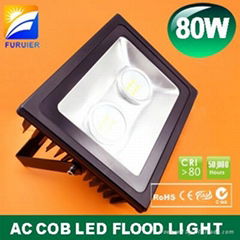 AC no driver 80W LED flood light