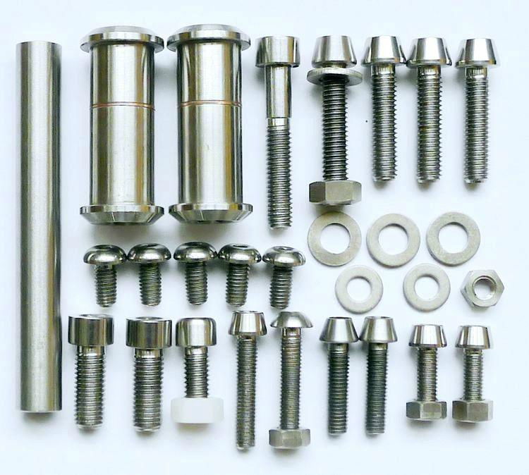 Titanium screw