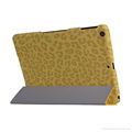 Ultra slim PU leather folio case cover smart stand for ipad 5,side flip,tri fold 5
