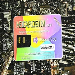 DHL freeshiping New Arrival Ultrathin Unlock sim Heicard for iphone 5s 5c 5 4s 7