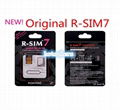 TOP R-SIM 7+ RSIM7+ R-SIM7+ RSIM 7+ blue chip Unlock card for iphone5,IPHONE 4s, 2