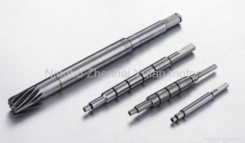 Tubular motor shafts