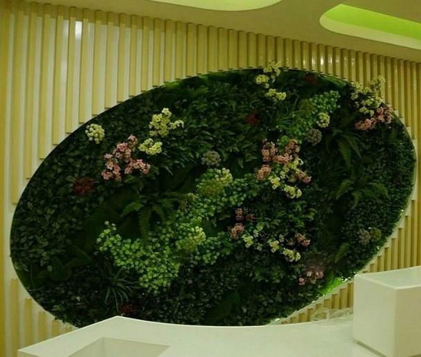 Aritificial/fake/Plastic Plant Wall Artificial Garden plant wall decorate indoor 3