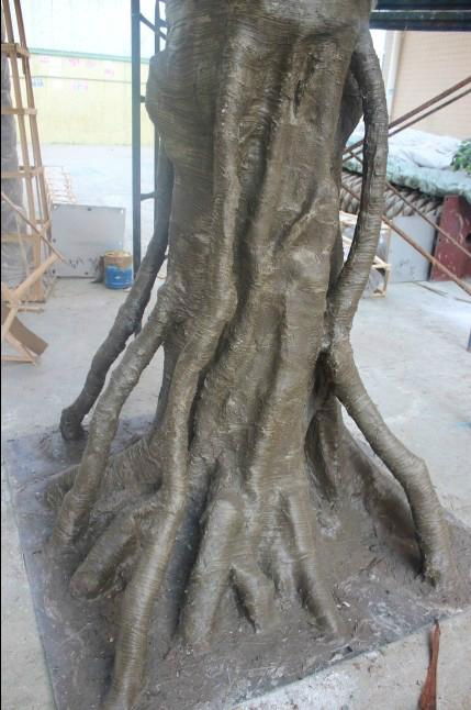 Decorative fake outdoor high imitated artificial banyan ficus tree 5