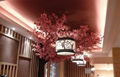 Artificial fake cherry blossom tree decoration outdoor indoor cherry flower