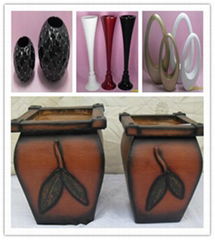 Fiberglass MgO ceramic plastic pot plastic flower pot vase