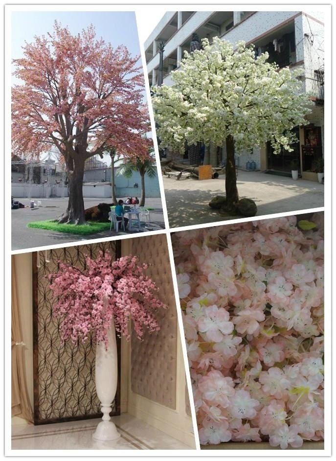 Artificial wedding tree flower fake cherry peach flower tree decorate wedding   3