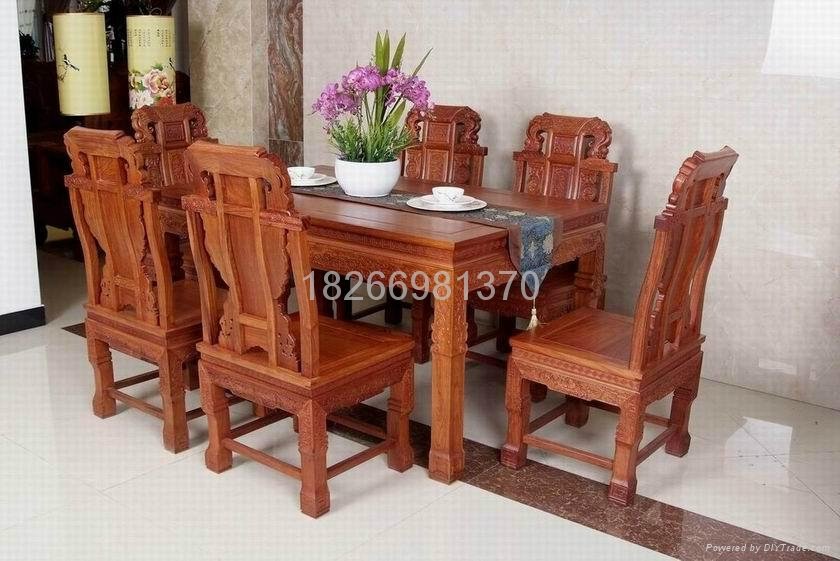 古典红木餐桌实木餐桌餐厅家具