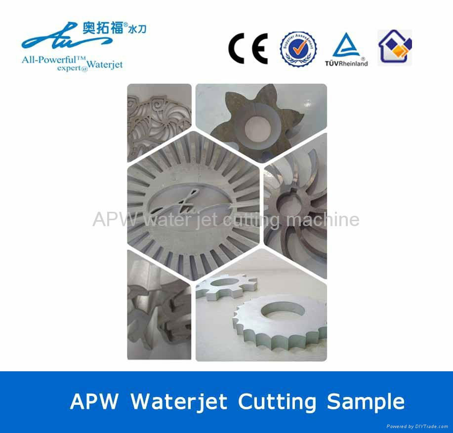APW water jet metal cutting machine 5